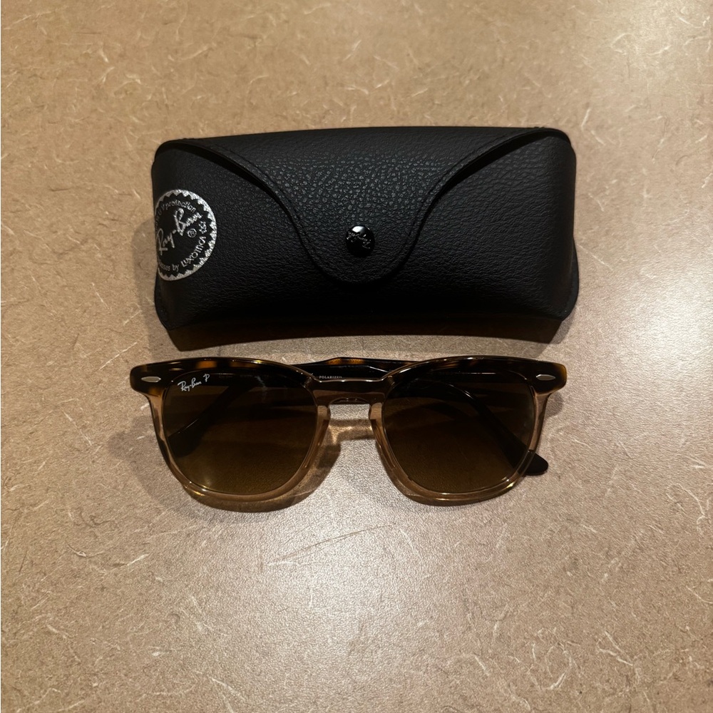 Ray-Ban Tortoise Sunglasses with Case